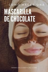 Mascarilla de chocolate para la piel