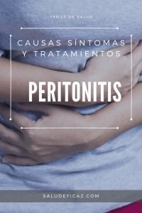 peritonitis causas sintomas tratamiento