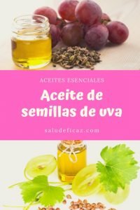 aceite de semilla de uva y sus propiedades medicinales