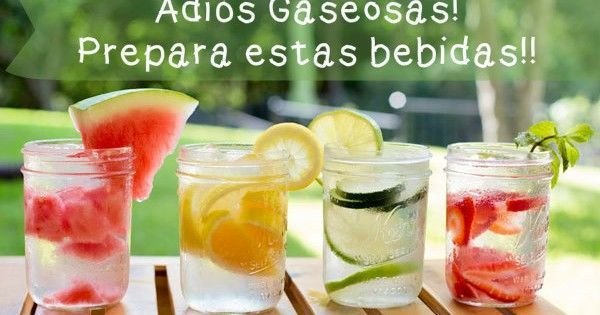 aguas saborizadas caseras