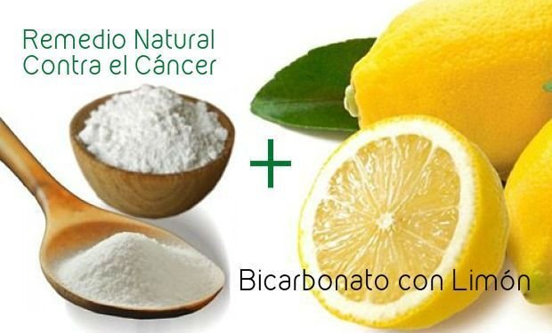 limon con bicarbonato de sodio cancer
