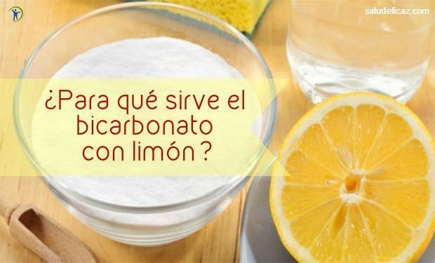 para que sirve el limon con bicarbonato