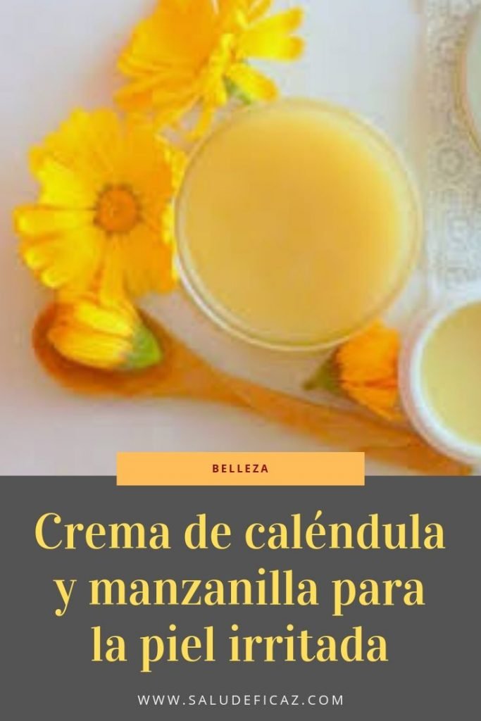 Crema de caléndula y manzanilla para la piel irritada | Salud Eficaz