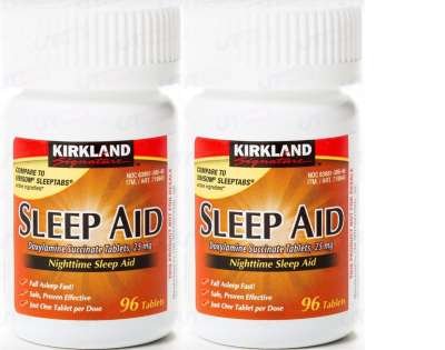 Kirkland ayuda para dormir 25 mg 96 Tabletas x 2